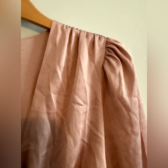 Express Blush Long Sleeve Mini Dress, Size Small - Picture 6 of 7